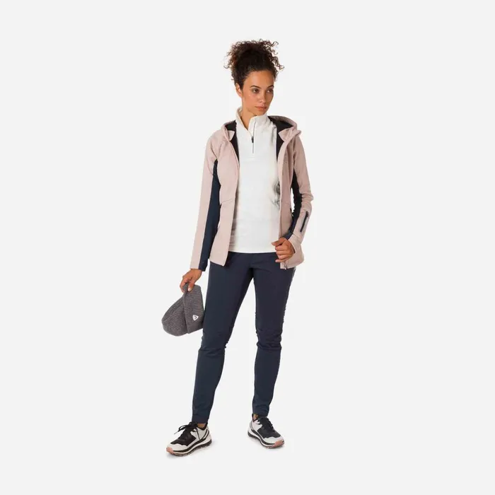 Women Women039s Softshell Hooded Jacket Powderpink337 Rossignol Ski and Snowboard Jackets