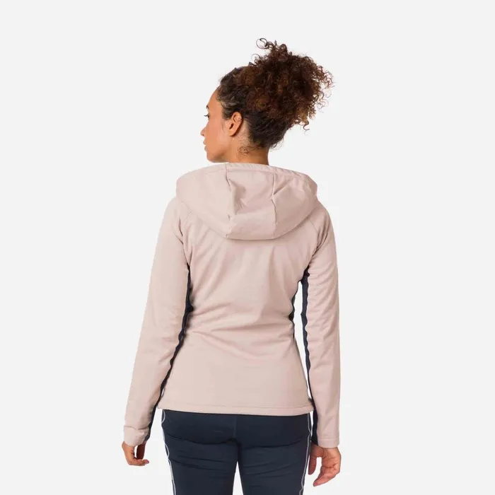 Women Women039s Softshell Hooded Jacket Powderpink337 Rossignol Ski and Snowboard Jackets