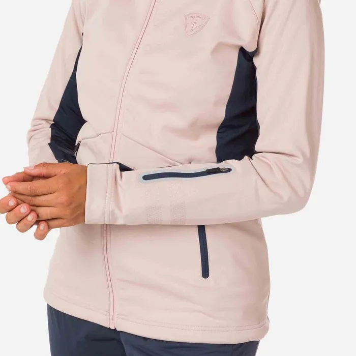 Women Women039s Softshell Hooded Jacket Powderpink337 Rossignol Ski and Snowboard Jackets