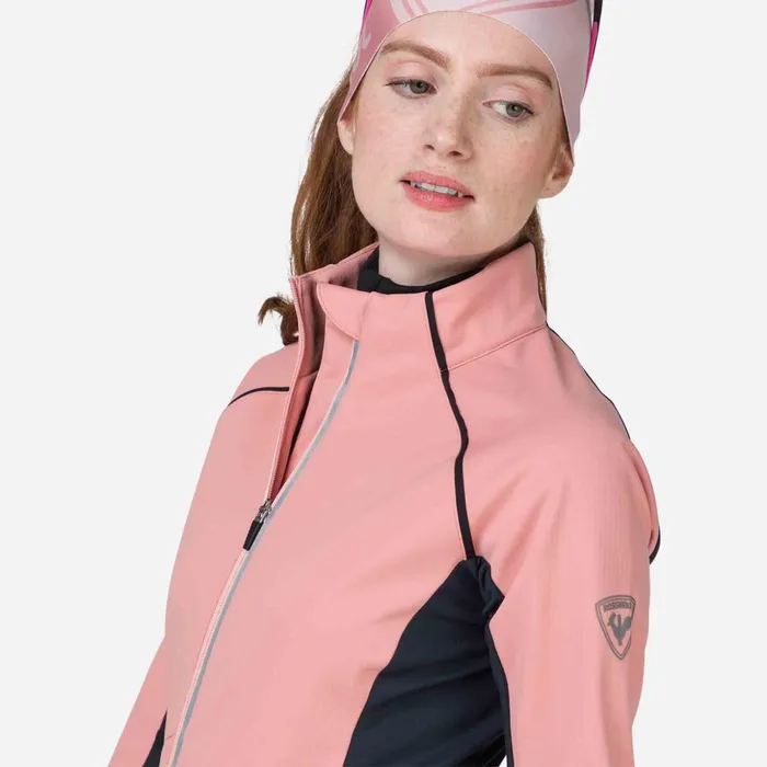 Women Women039s Softshell Jacket Cooperpink Rossignol Softshell and Lightweight Jackets