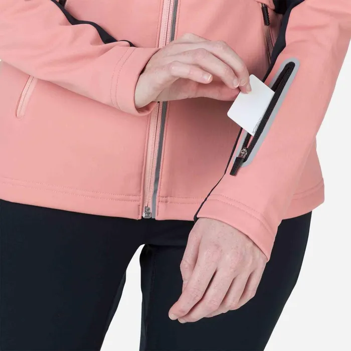 Women Women039s Softshell Jacket Cooperpink Rossignol Softshell and Lightweight Jackets