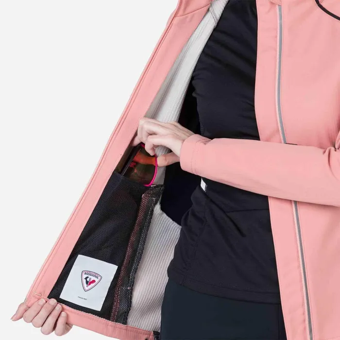 Women Women039s Softshell Jacket Cooperpink Rossignol Softshell and Lightweight Jackets