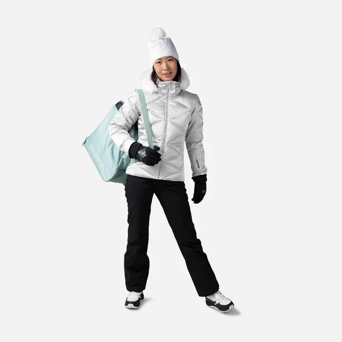 Women Women039s Staci Metallic Ski Jacket Silver290 Rossignol Ski and Snowboard Jackets