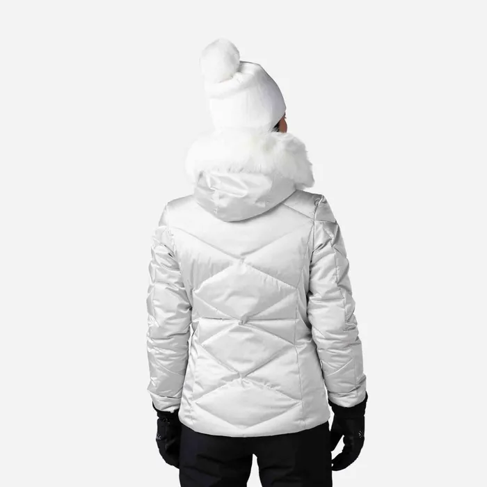 Women Women039s Staci Metallic Ski Jacket Silver290 Rossignol Ski and Snowboard Jackets
