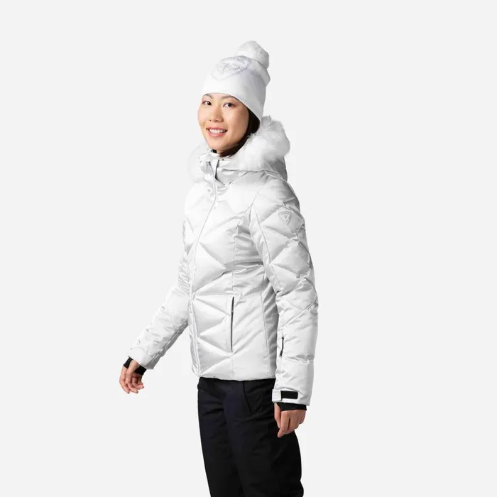 Women Women039s Staci Metallic Ski Jacket Silver290 Rossignol Ski and Snowboard Jackets