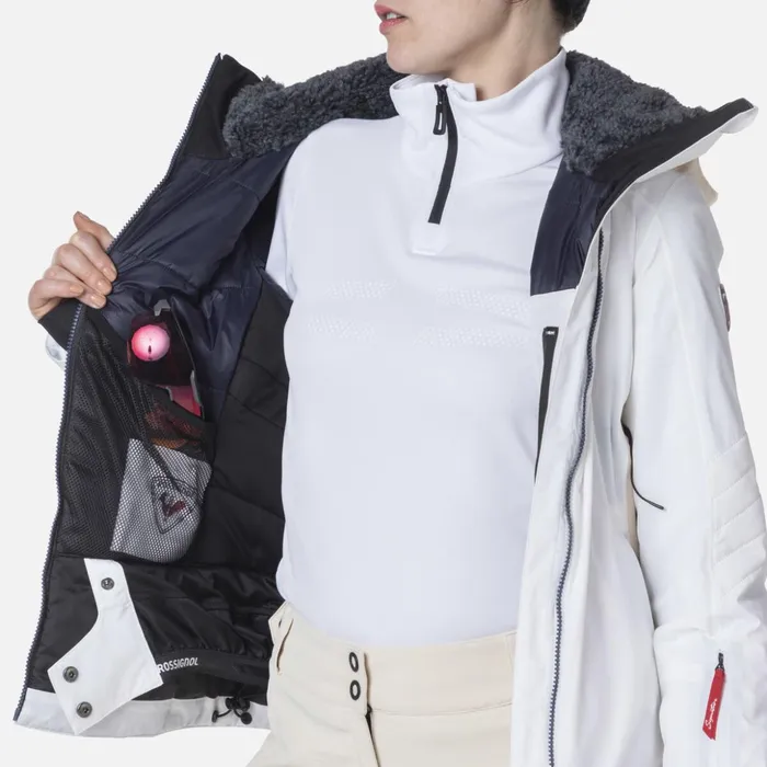 Women Women039s Strato Ski Jacket White100 Rossignol Ski and Snowboard Jackets