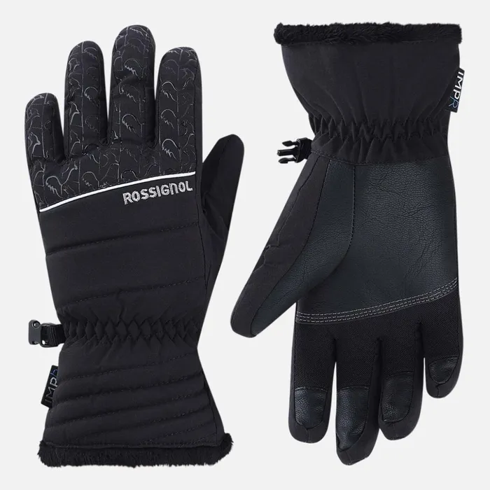Women Women039s Temptation Waterproof Ski Gloves Black200 Rossignol Gloves