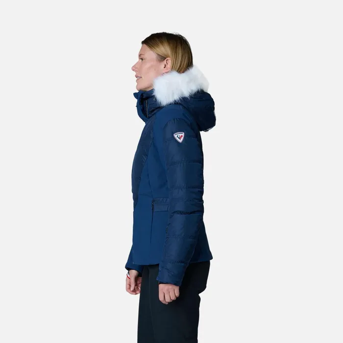 Women Women039s Victoire Hybrid Ski Jacket Darknavy715 Rossignol Ski and Snowboard Jackets