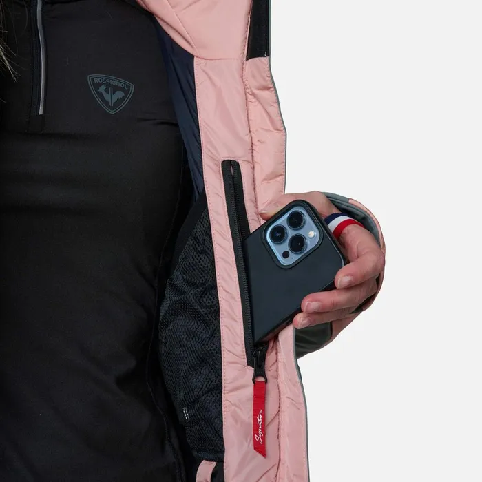 Women Women039s Victoire Hybrid Ski Jacket Pastelpink Rossignol Ski and Snowboard Jackets