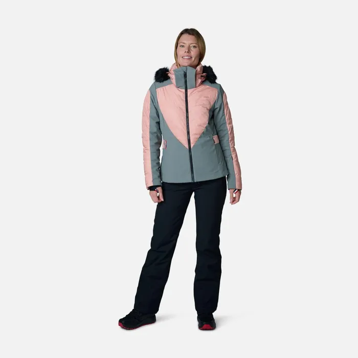 Women Women039s Victoire Hybrid Ski Jacket Pastelpink Rossignol Ski and Snowboard Jackets