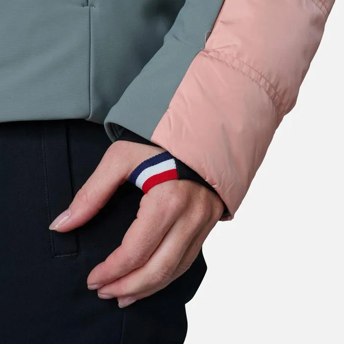 Women Women039s Victoire Hybrid Ski Jacket Pastelpink Rossignol Ski and Snowboard Jackets