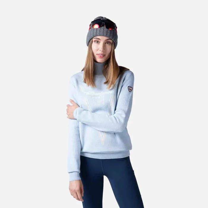 Women Women039s Victoire Turtleneck Knit Sweater Glacier Rossignol Sweatshirts and Pullovers Women Women039s Victoire Turtleneck Knit Sweater Glacier Rossignol Sweatshirts and Pullovers