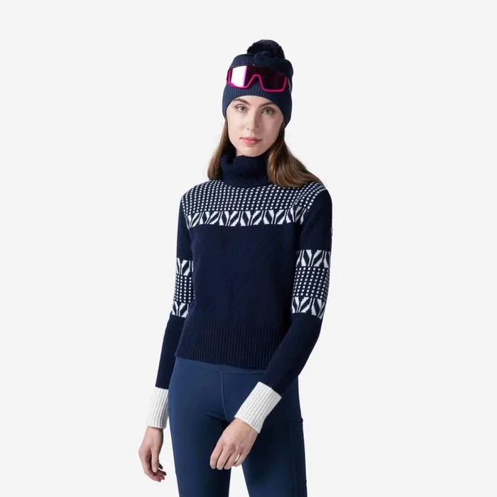 Women Women039s Vintage Turtleneck Knit Sweater Darknavy715 Rossignol Sweatshirts and Pullovers Women Women039s Vintage Turtleneck Knit Sweater Darknavy715 Rossignol Sweatshirts and Pullovers